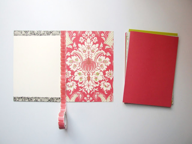 How to Make Your Own Notebook using washi tape and envelopes - Gathering Beauty