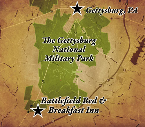 Gettysburg Battlefield Map
