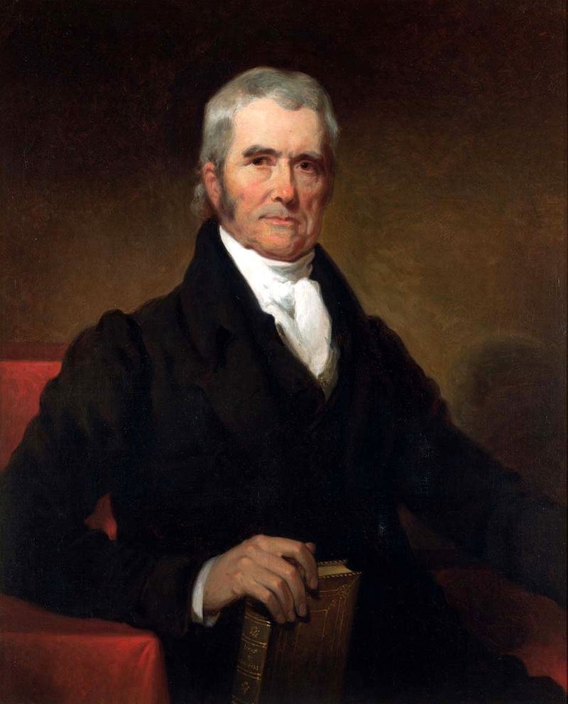  Justice John Marshall was the first to flex SCOTUS's Judicial Review muscle.&nbsp; 