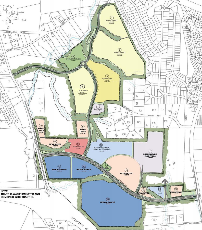 Map of the Waterstone Development Site Plan
