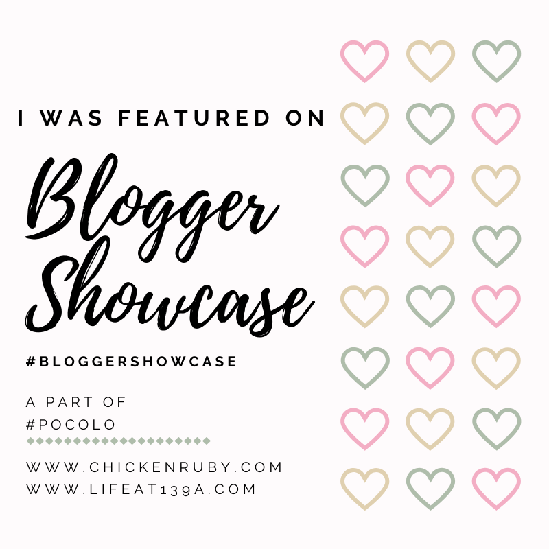 I was featured on Blogger Showcase