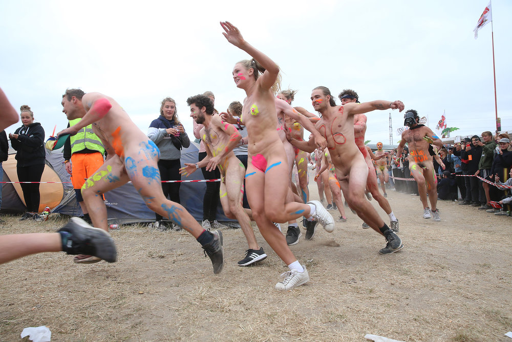 Resultado de imagen para Roskilde. naked run