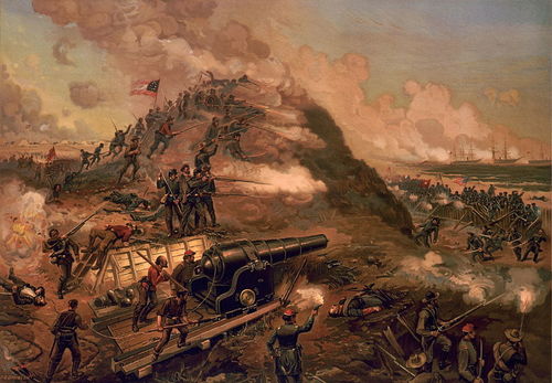 Image result for the assault on fort fisher