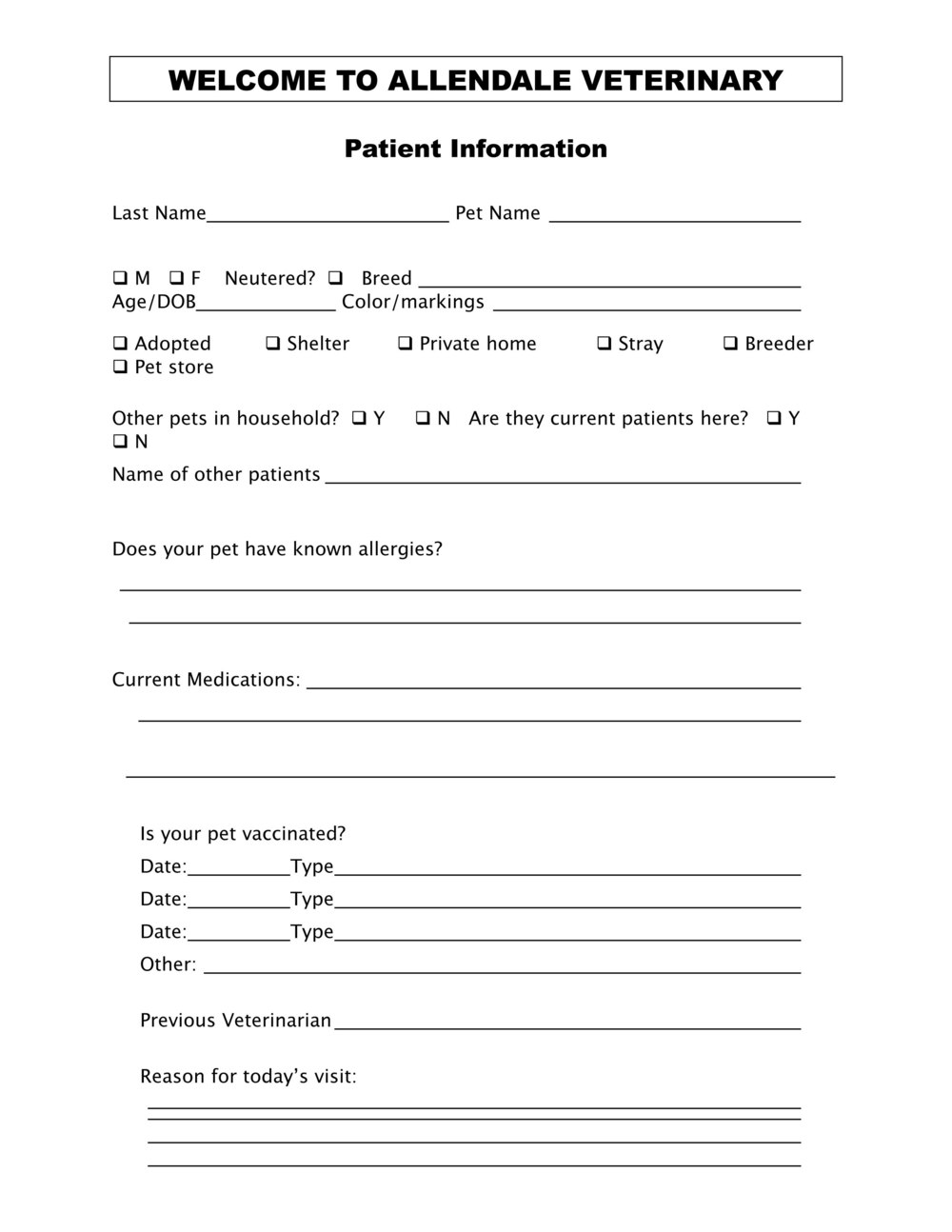 forms-allendale-veterinary-hospital