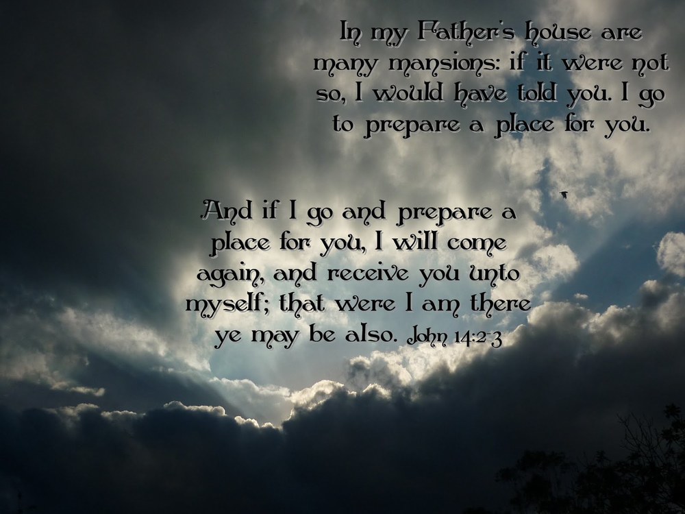 john 14:3 jesus promise me a home over there in heaven