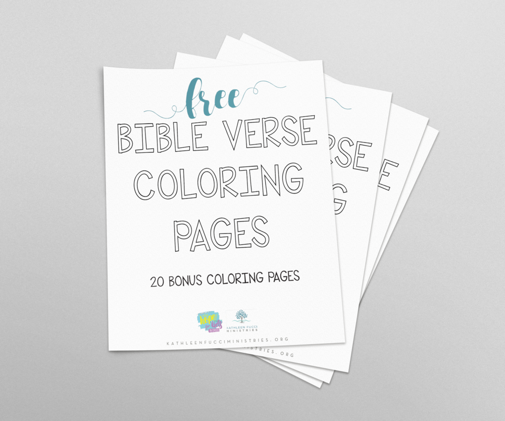 Free Bible Verse Coloring Pages — Kathleen Fucci Ministries