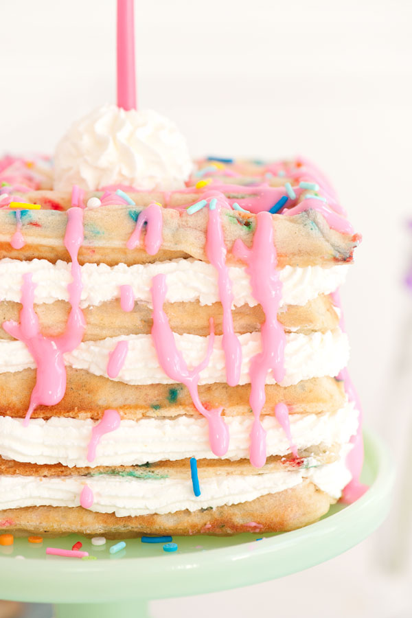 [Image: Confetti+Waffle+Birthday+Cake+%7C+Sprink...+Breakfast]