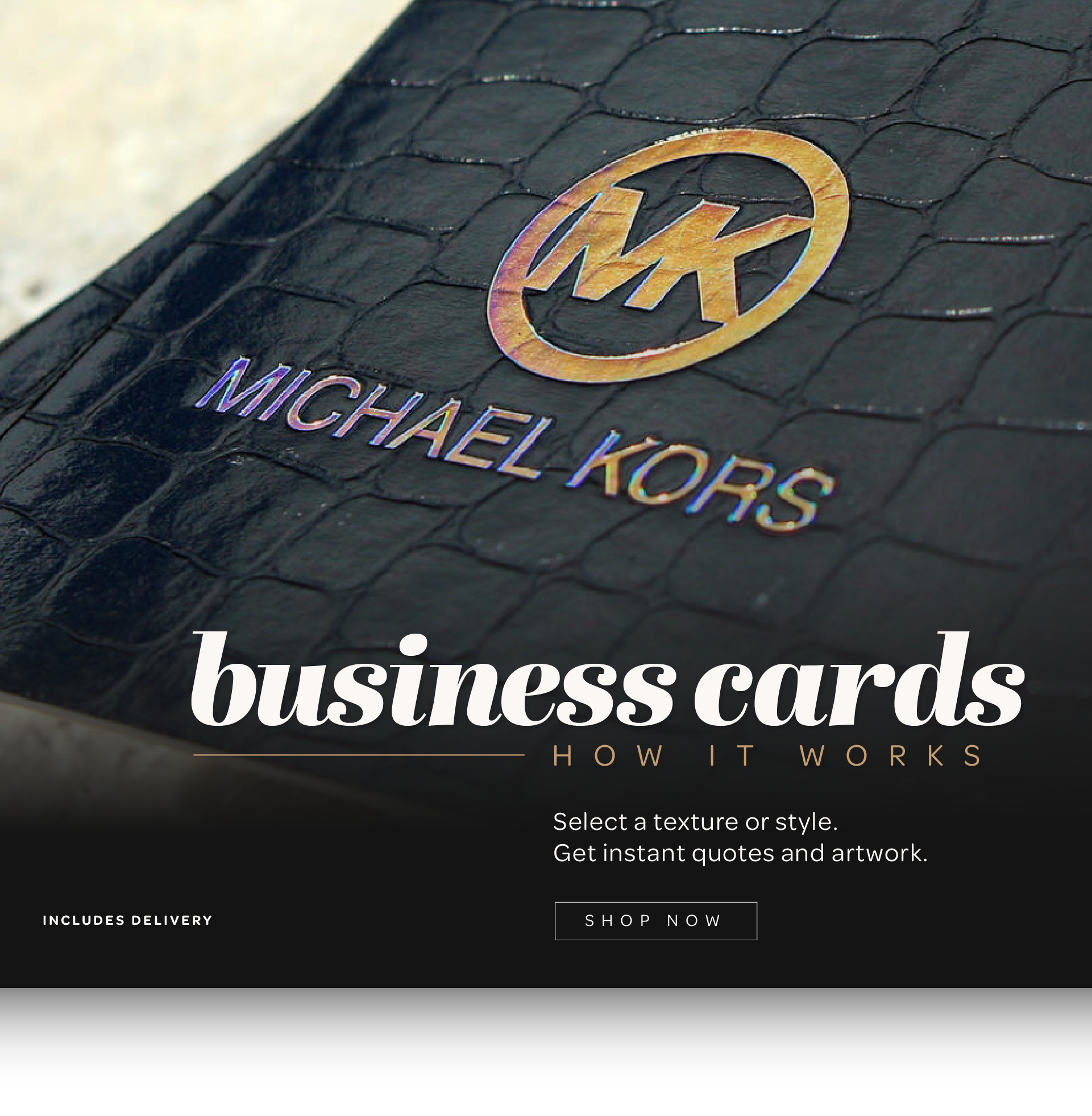 luxurious business card printing