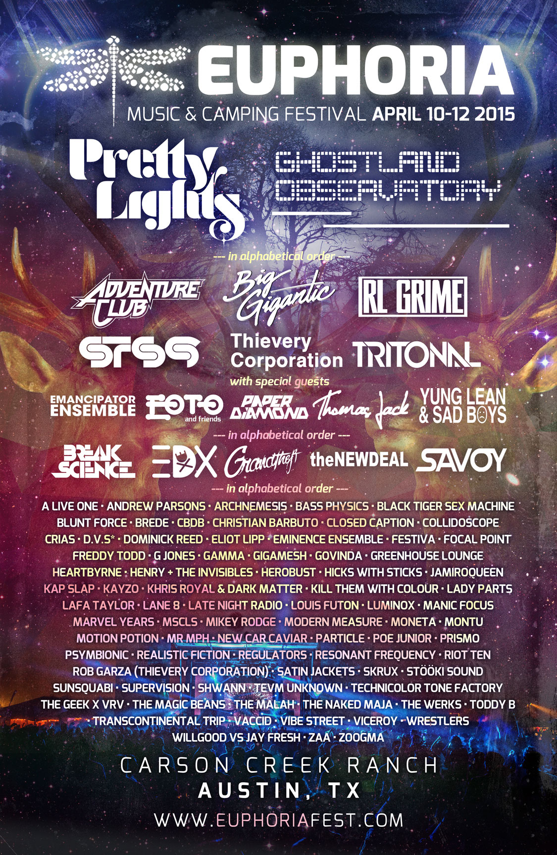 Euphoria Music Fest Adds Big Gigantic, Tritonal, RL Grime and More to the Lineup