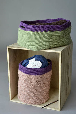 Java Crochet Baskets Free Pattern
