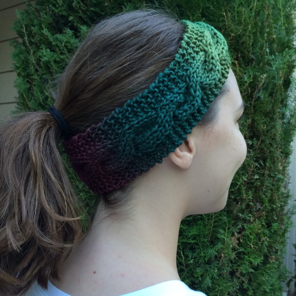 Easy Ombre Headband Free Knitting Pattern — Blog.NobleKnits