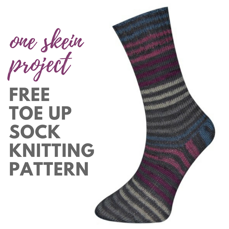 Basic Toe-Up Socks Free Knitting Pattern — Blog.NobleKnits