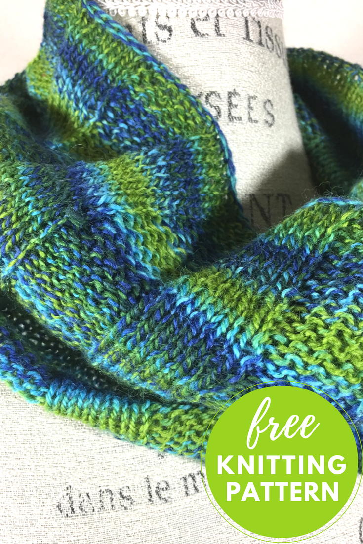 Sea Glass Cowl Free Knitting Pattern — Blog.NobleKnits