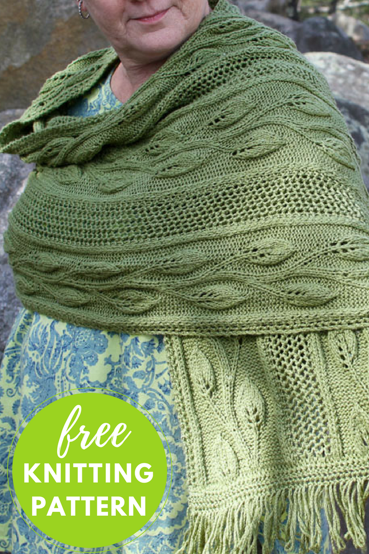 Finally Spring Shawl Free Knitting Pattern — Blog.NobleKnits