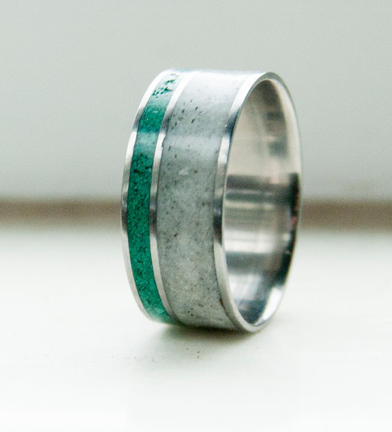 ANTLER AND JADE WEDDING BAND — STAGHEAD DESIGNS