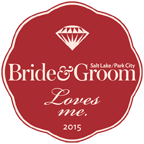 salt lake city bride & groom logo
