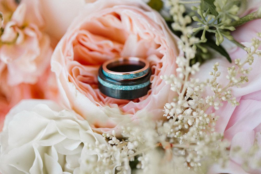 custom matching weeding ring and wedding band