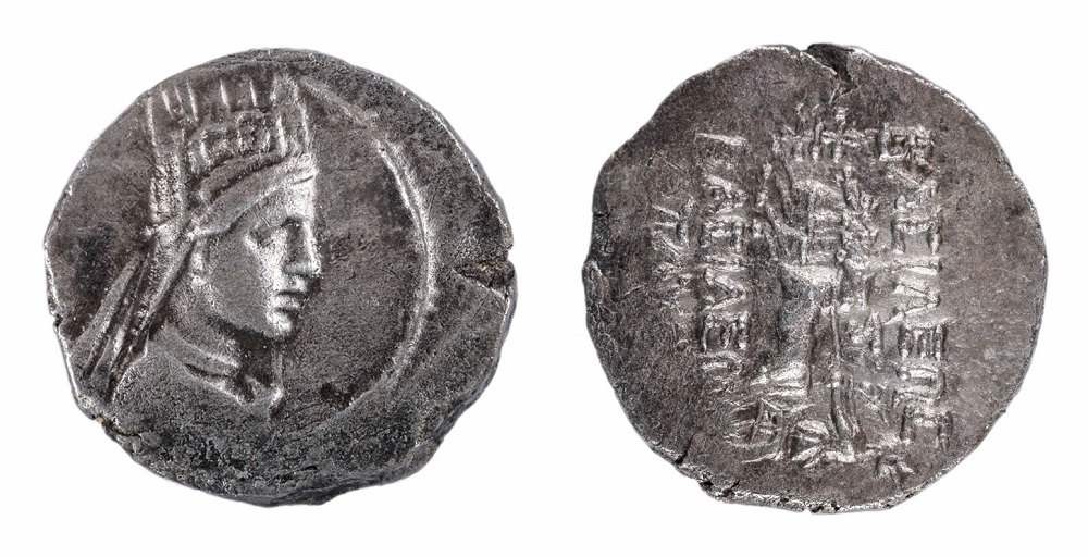 Серебряная драхма царя Артавазда II (55-34 гг. до н.э.)
