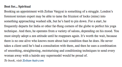 zoltan hair on harpers bazaar online