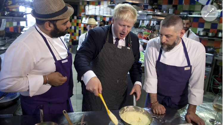 Boris learns how to make Gefilte Fish in a Jewish restaurant in Jerusalem (ynet)