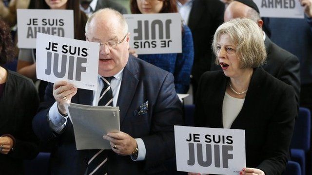 Theresa Je Suis Juif  May and Sir. Eric Holocaust Envoy Pickles.