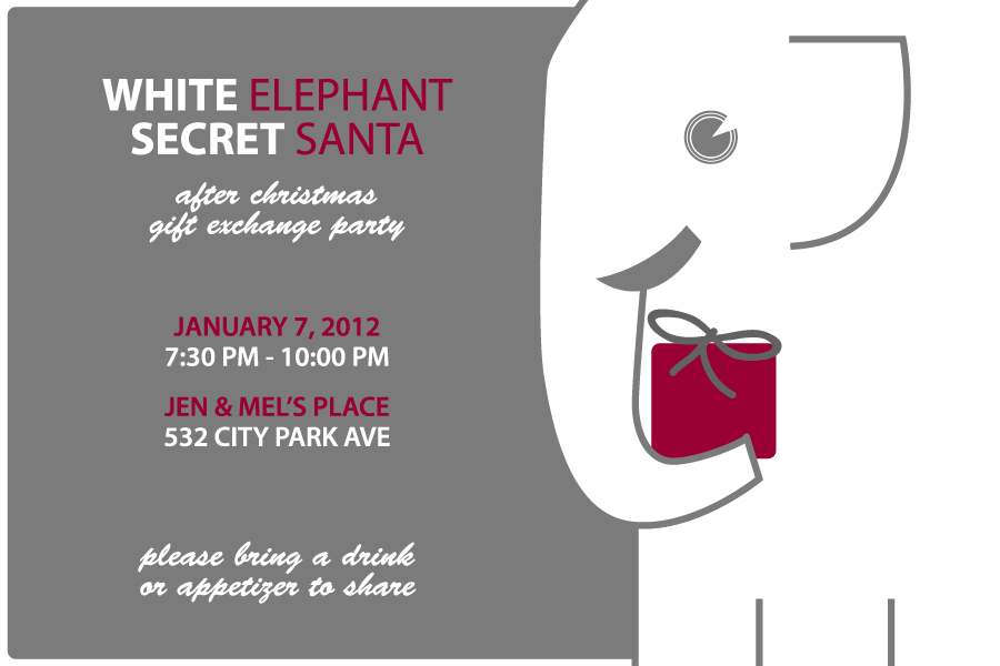 clipart white elephant gift exchange - photo #21