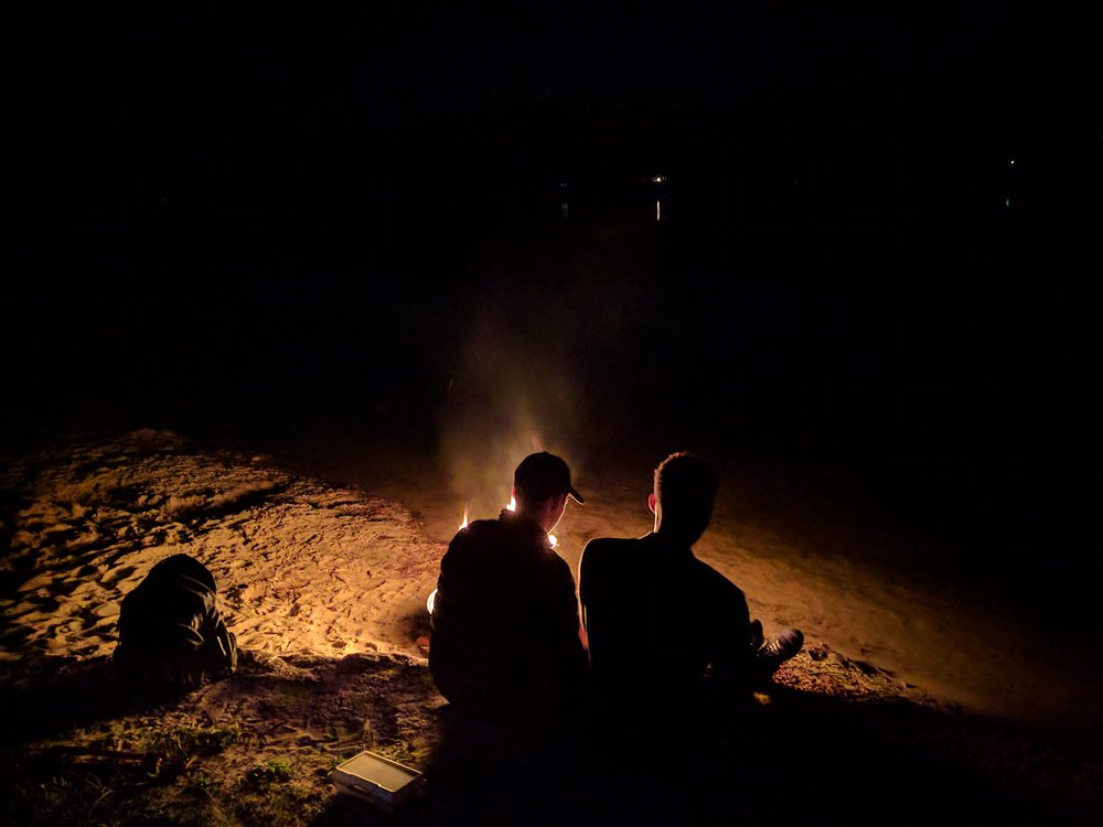 Brainstorming by the Beachfront Bonfire - 