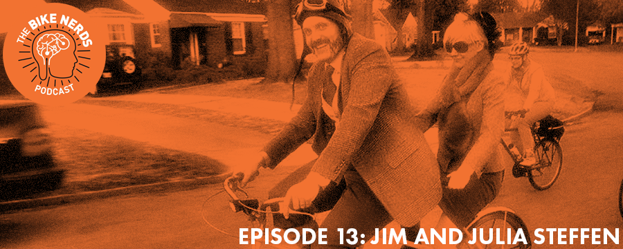 Owners of The Bikesmith in Memphis, Jim and Julia Steffen sit down with Sara and Kyle at the podcast studio to talk bikes, Legos, and falling in love while building bikes. Help support the Bike Nerds and start your FREE Audible trial today @ audibletrial.com/oam