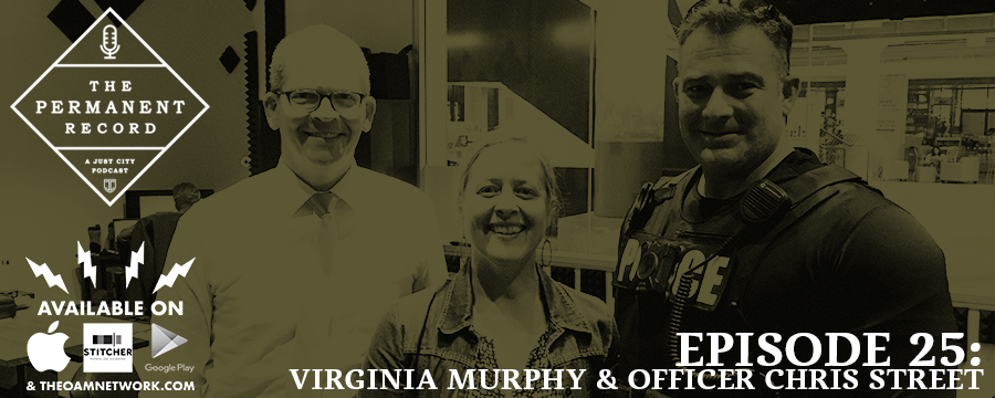 Our latest episode features founder and executive director of Playback Memphis , Virginia Murphy, and Memphis Police Officer Chris Street. Officer Street is former military and makes for the quintessential cop in appearance and pedigree. But the way he describes his job and his experiences as a police officer will surprise you. Virginia brings grace, thoughtfulness and delight to otherwise daunting situations. Those gifts have given her organization its staying power for nearly a decade. Here’s to 10 more years of Playback Memphis!