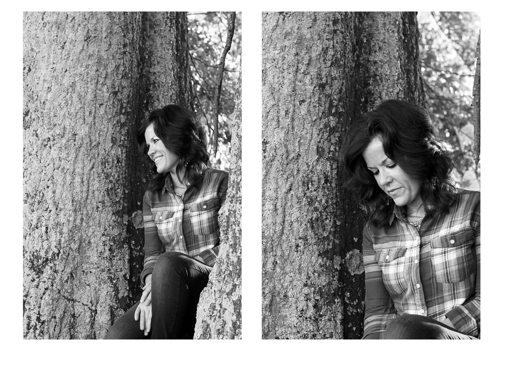 B&W Photo of Mother in the Tree Fork