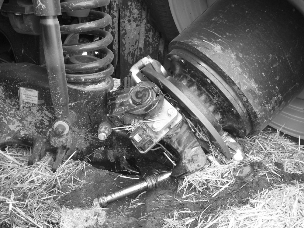 kubota tractor front axle bearing repair