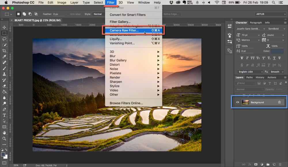 How To Import Photo Into Adobe Photoshop For Mac