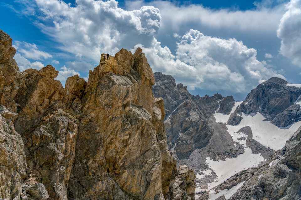 Mountaineering in the Tetons