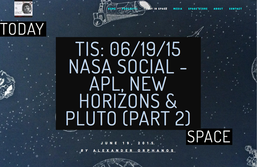 Click the image to go to NASA Social Episode 3