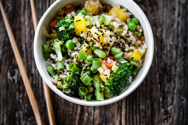 Vegetable Fried Rice | edibleperspective.com