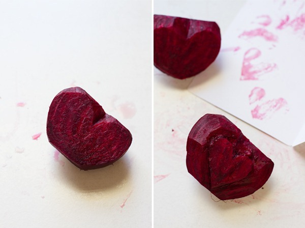 how to make a beet stamp // edible perspective