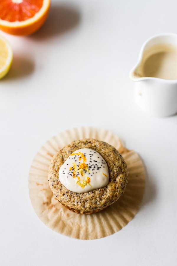Citrus Poppy Seed Muffins | edibleperspective.com