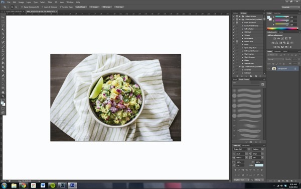 Food Photography Tip of the Week - background display color | edibleperspective.com