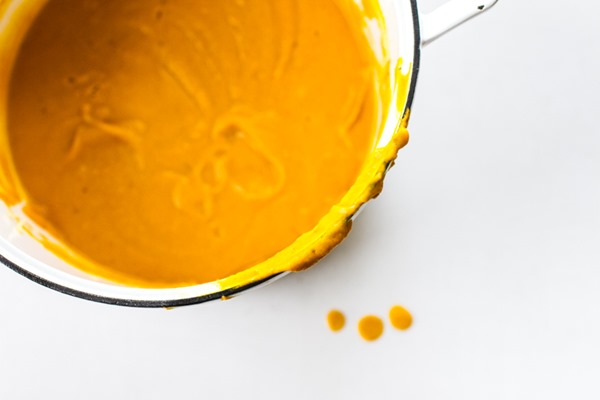 Carrot Soup for the soul with fresh ginger, turmeric, and toasted cumin seeds | edibleperspective.com #vegan