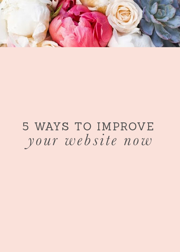improve your website now