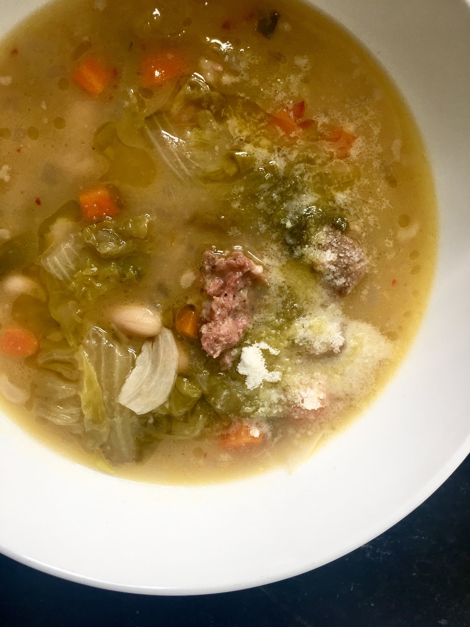 ESCAROLE, SAUSAGE AND BEANS SOUP — FORK AND HOSE CO.
