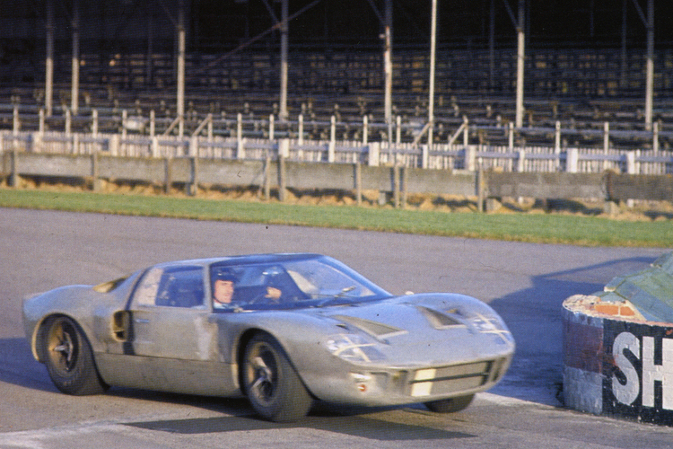 As part of Ford’s effort to win Le Mans, two lightweight GT40’s were built by Alan Mann Racing and were raced at Sebring by Jackie Stewart, Graham Hill, Sir John Whitmore and Frank Gardner.