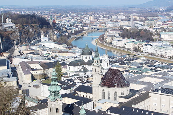 View of Salzburg from the Castle