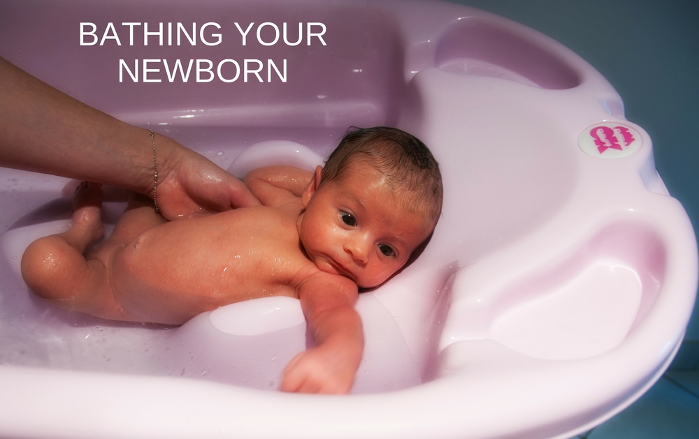 How to give bath for newborn baby