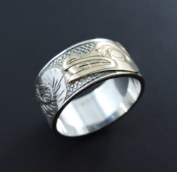 Gold on Silver Wasco Ring