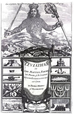  The frontispiece of Leviathan by Thomas Hobbes, engraved&nbsp; by Abraham Bosse (Wikimedia) 