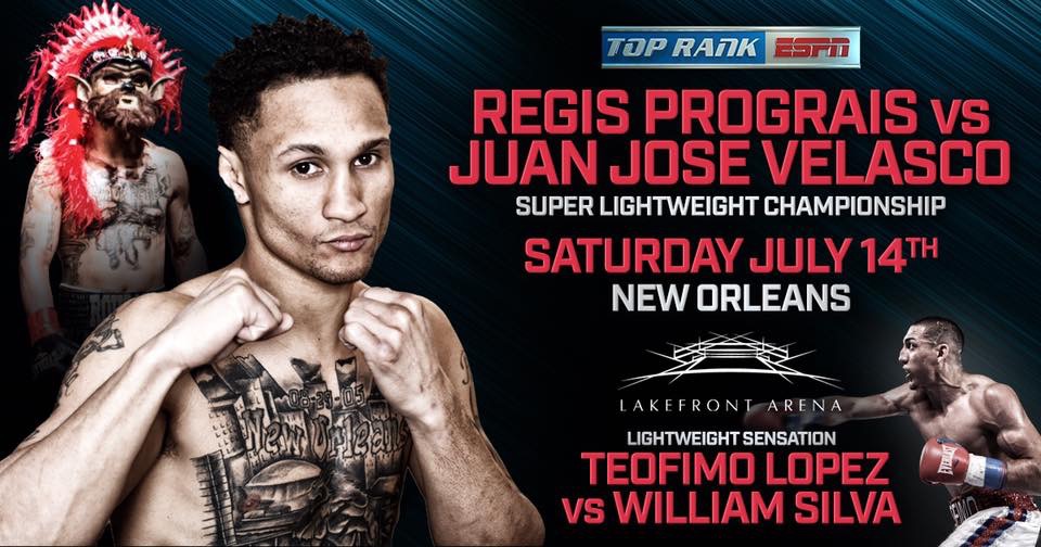Regis Prograis to Headline New Orleans Homecoming July 14 at Lakefront Arena
