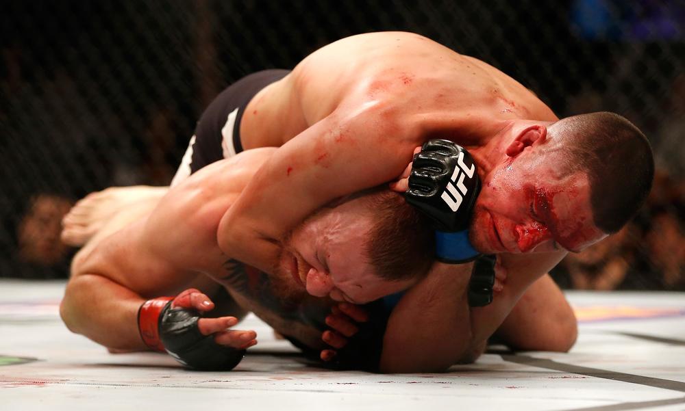 Nick+Diaz+Chokes+Out+Conor+McGregor+MMA