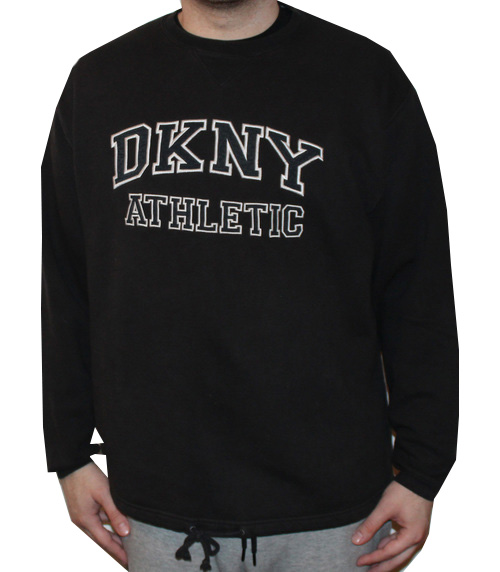 Vintage DKNY Athletic Black Crew Neck Sweatshirt (Size M) — Roots