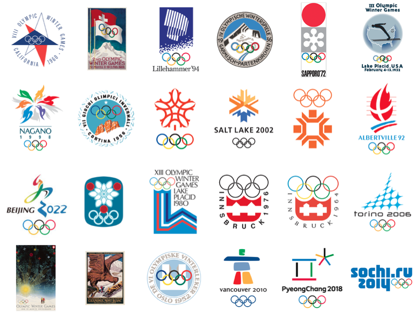 Olympic Winter Games Logos — Fredrik Magne